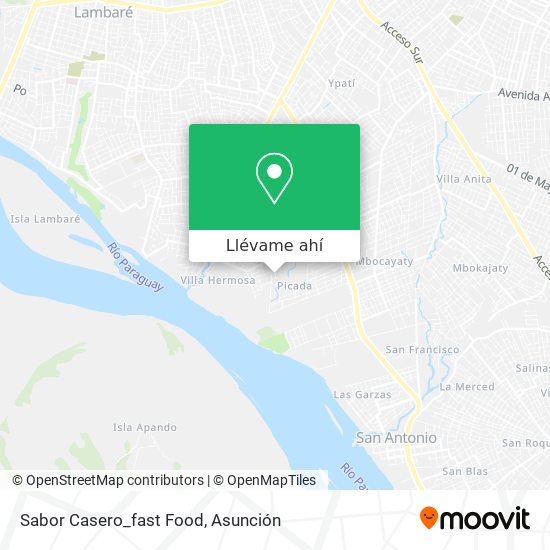 Mapa de Sabor Casero_fast Food
