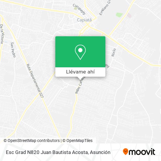 Mapa de Esc Grad N820 Juan Bautista Acosta