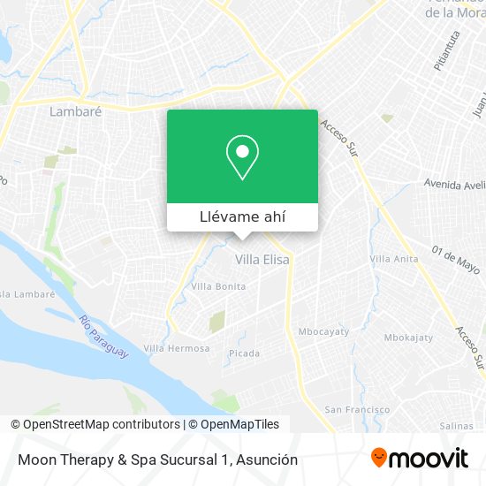 Mapa de Moon Therapy & Spa Sucursal 1