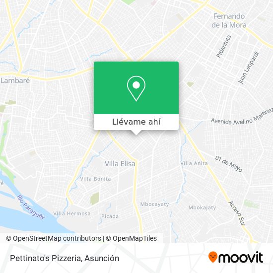 Mapa de Pettinato's Pizzeria