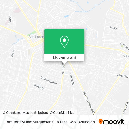 Mapa de Lomiteria&Hamburgueseria La Más Cool