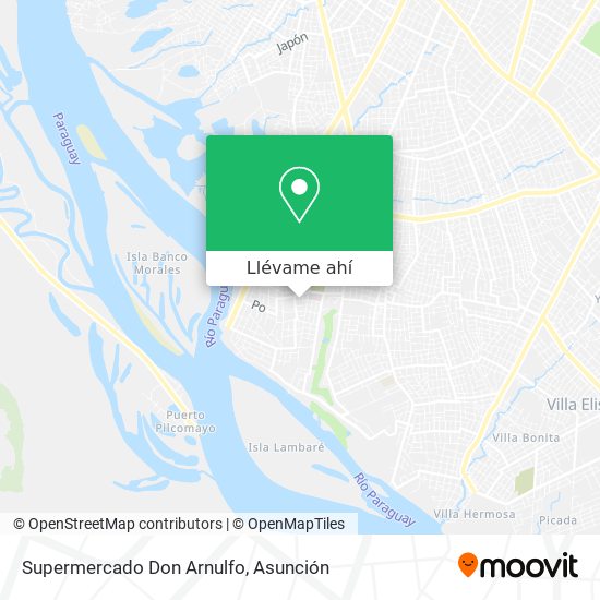 Mapa de Supermercado Don Arnulfo