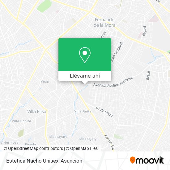 Mapa de Estetica Nacho Unisex