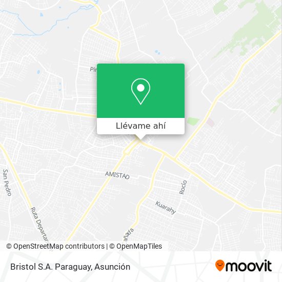Mapa de Bristol S.A. Paraguay