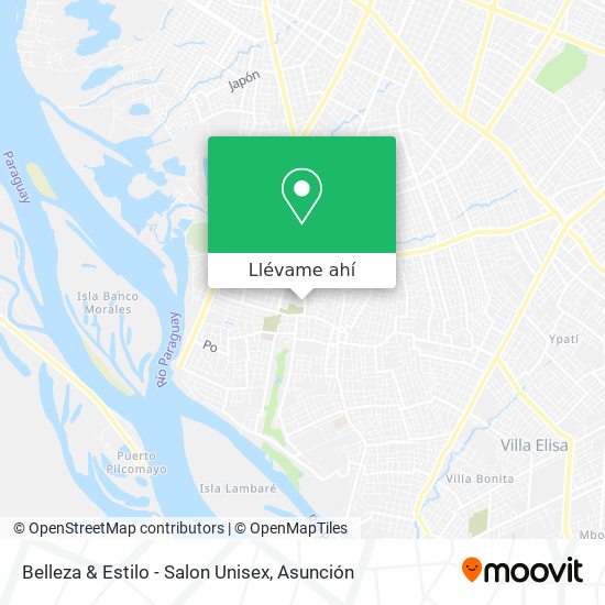Mapa de Belleza & Estilo - Salon Unisex