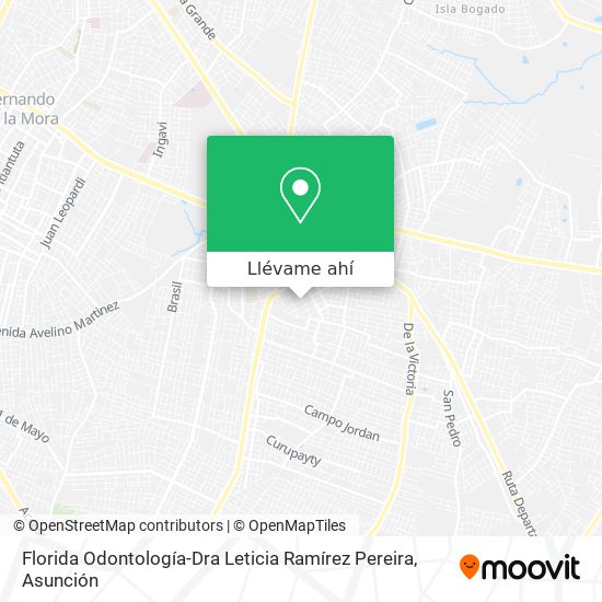 Mapa de Florida Odontología-Dra Leticia Ramírez Pereira