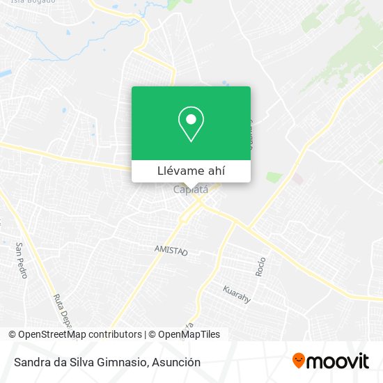 Mapa de Sandra da Silva Gimnasio