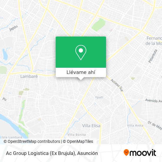 Mapa de Ac Group Logistica (Ex Brujula)