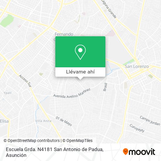 Mapa de Escuela Grda. N4181 San Antonio de Padua
