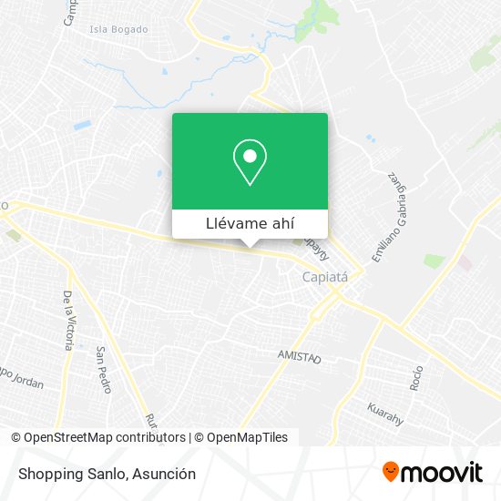 Mapa de Shopping Sanlo