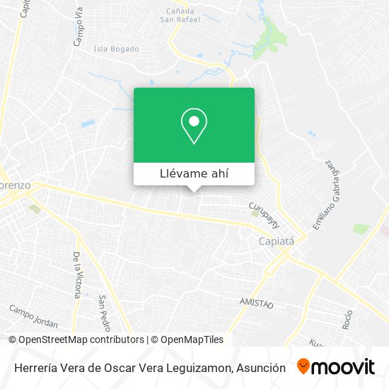 Mapa de Herrería Vera de Oscar Vera Leguizamon