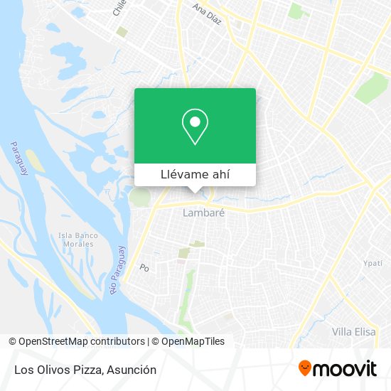 Mapa de Los Olivos Pizza