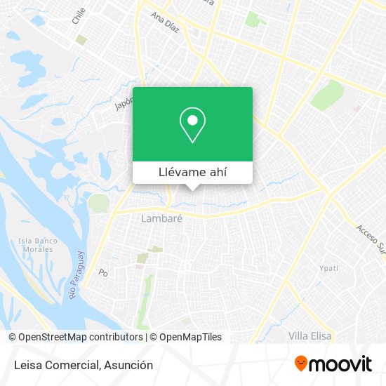 Mapa de Leisa Comercial