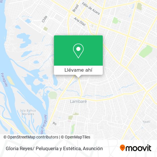 Mapa de Gloria Reyes/ Peluquería y Estética