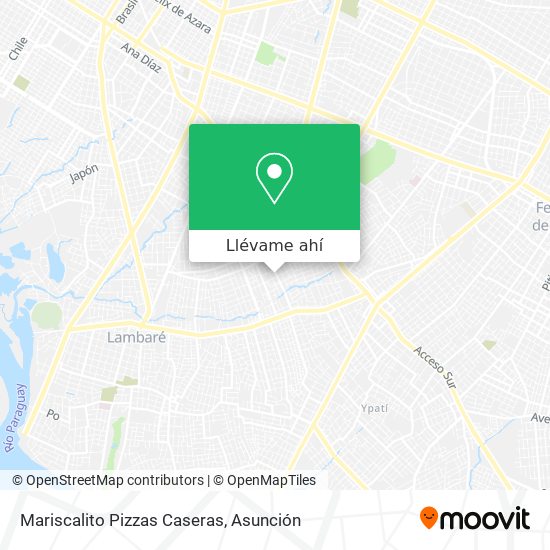 Mapa de Mariscalito Pizzas Caseras