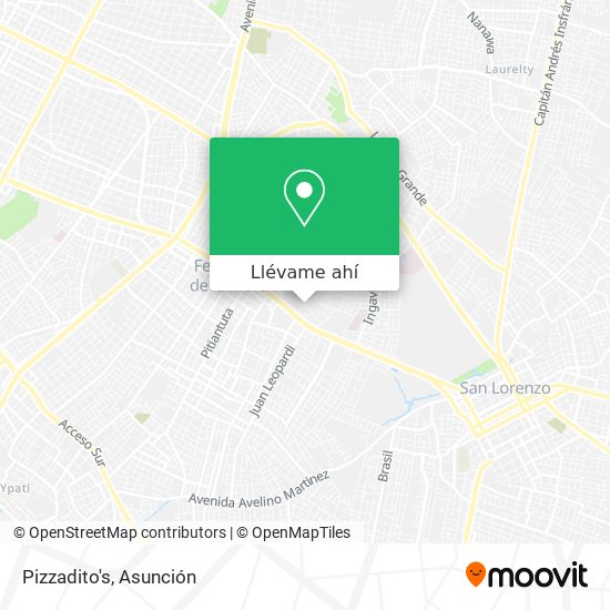 Mapa de Pizzadito's