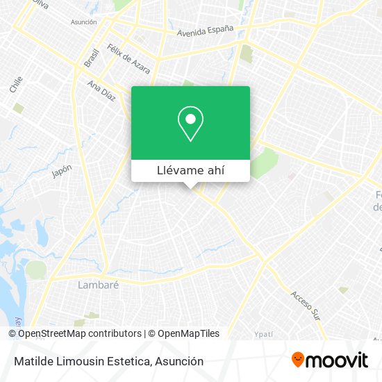 Mapa de Matilde Limousin Estetica