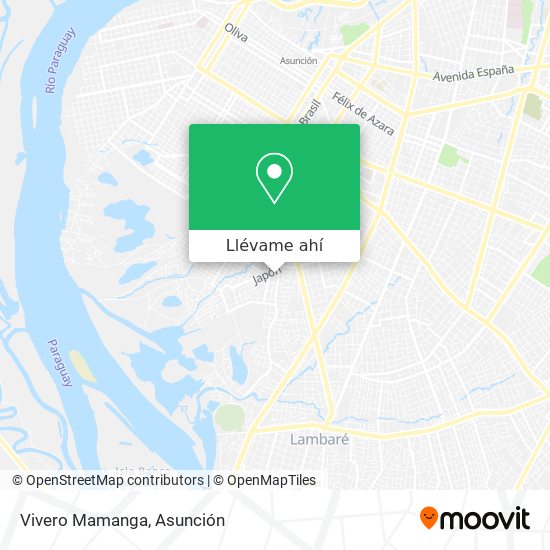 Mapa de Vivero Mamanga