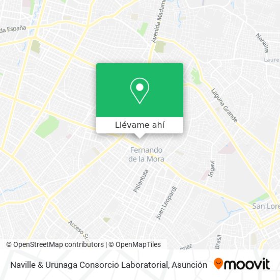 Mapa de Naville & Urunaga Consorcio Laboratorial