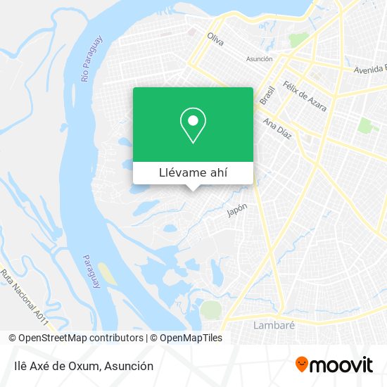 Mapa de Ilê Axé de Oxum