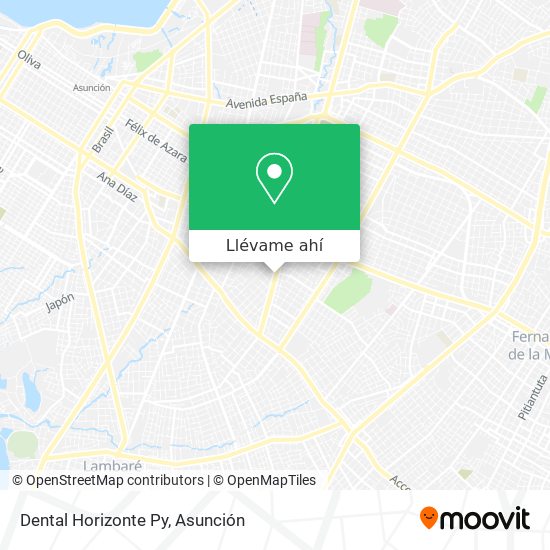 Mapa de Dental Horizonte Py