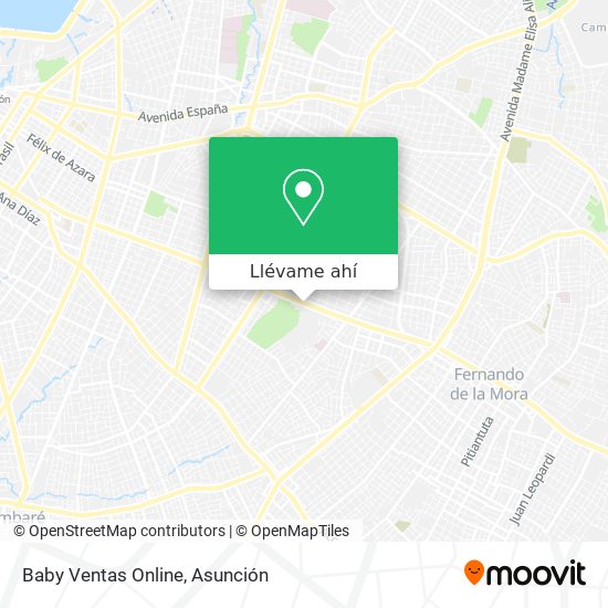 Mapa de Baby Ventas Online