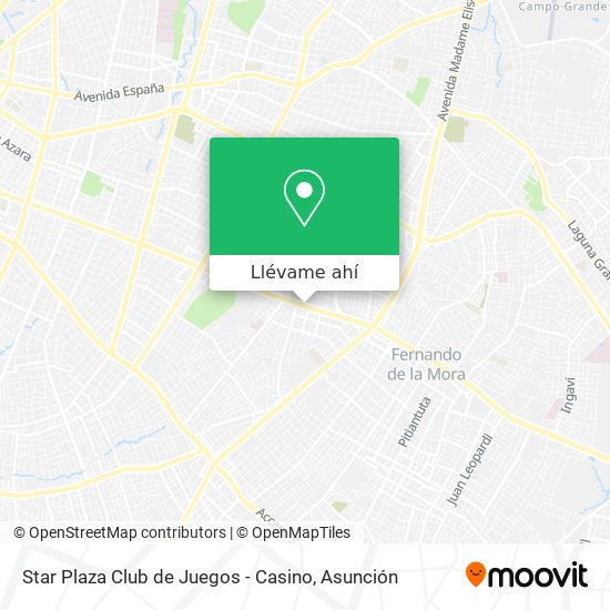 Mapa de Star Plaza Club de Juegos - Casino