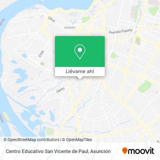 Mapa de Centro Educativo San Vicente de Paul