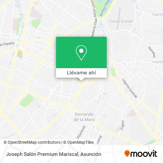 Mapa de Joseph Salón Premium Mariscal
