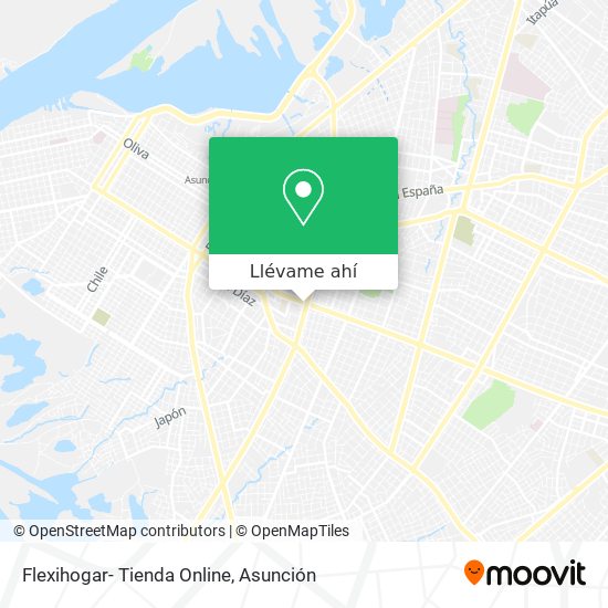 Mapa de Flexihogar- Tienda Online
