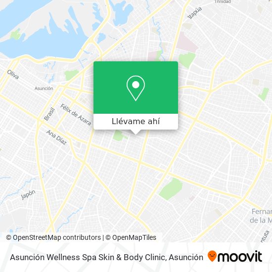 Mapa de Asunción Wellness Spa Skin & Body Clinic