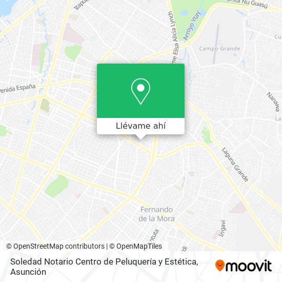 Mapa de Soledad Notario Centro de Peluquería y Estética