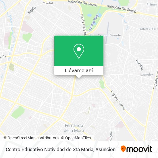 Mapa de Centro Educativo Natividad de Sta Maria