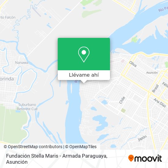Mapa de Fundación Stella Maris - Armada Paraguaya