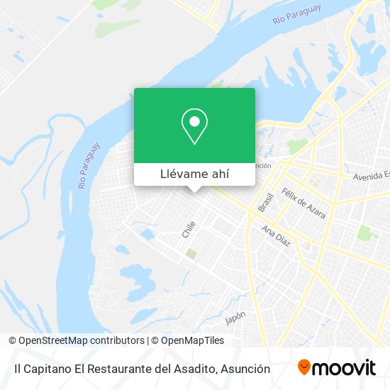 Mapa de Il Capitano El Restaurante del Asadito