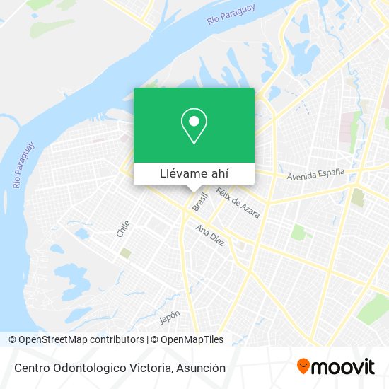 Mapa de Centro Odontologico Victoria
