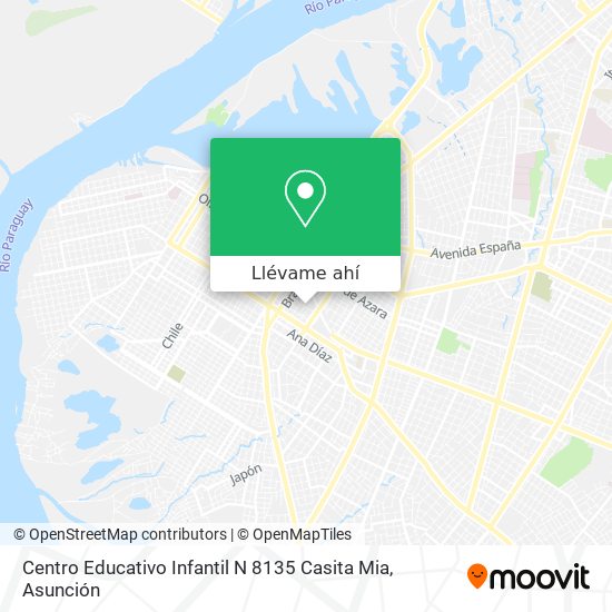 Mapa de Centro Educativo Infantil N 8135 Casita Mia