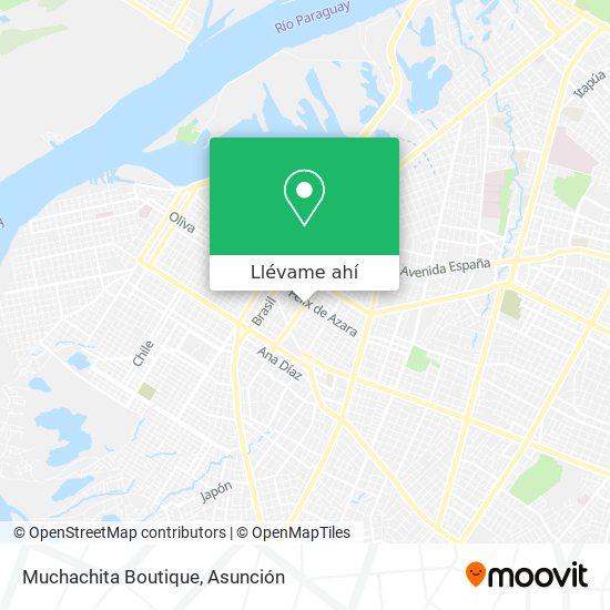 Mapa de Muchachita Boutique