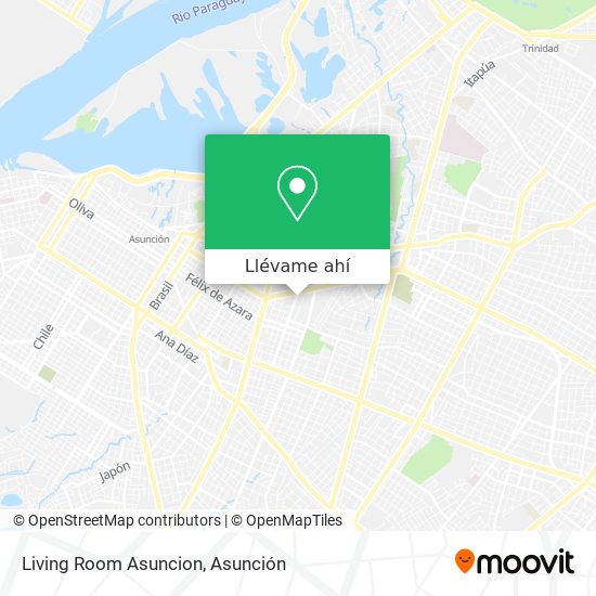 Mapa de Living Room Asuncion