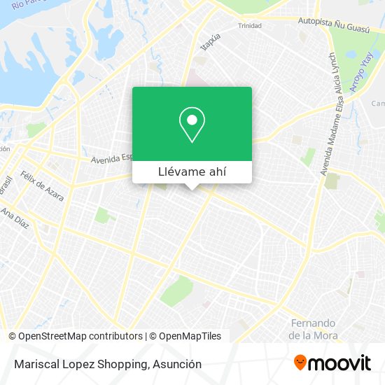 Mapa de Mariscal Lopez Shopping