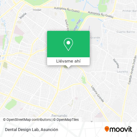 Mapa de Dental Design Lab