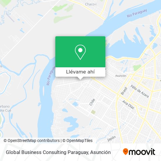 Mapa de Global Business Consulting Paraguay