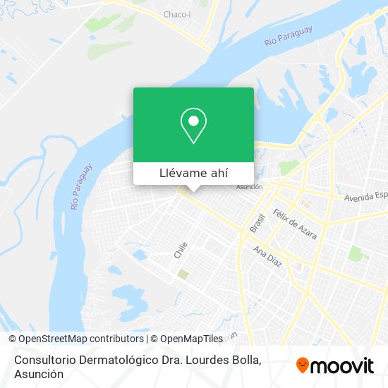 Mapa de Consultorio Dermatológico Dra. Lourdes Bolla