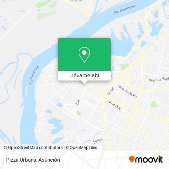 Mapa de Pizza Urbana