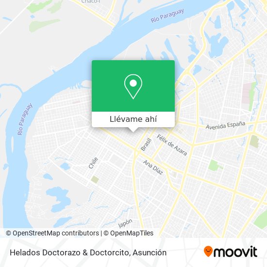 Mapa de Helados Doctorazo & Doctorcito