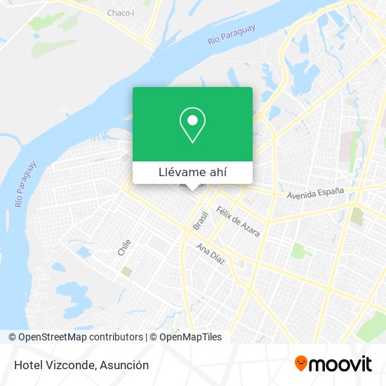 Mapa de Hotel Vizconde