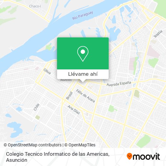 Mapa de Colegio Tecnico Informatico de las Americas