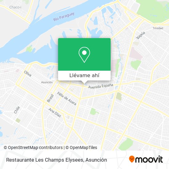 Mapa de Restaurante Les Champs Elysees