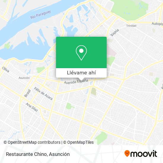 Mapa de Restaurante Chino