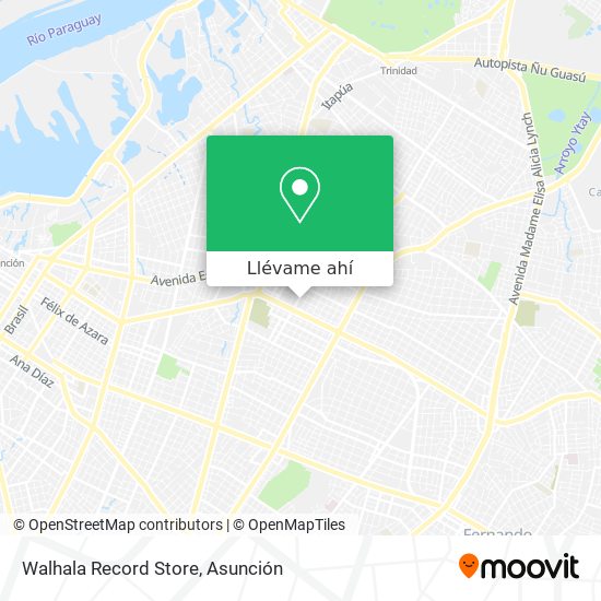 Mapa de Walhala Record Store